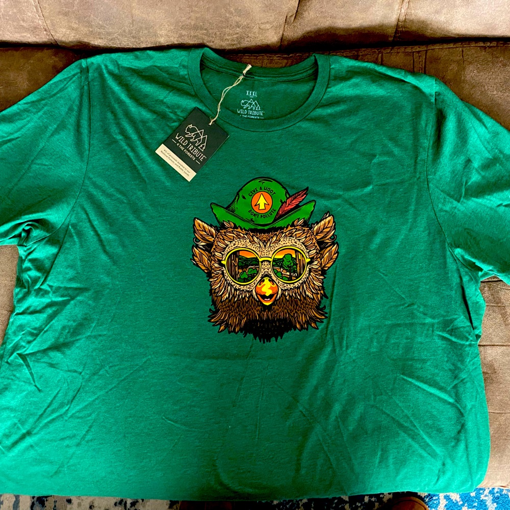 *BNWT* Woodsy the Groovy Owl T-Shirt by Wild Tribute XXXL 🦉